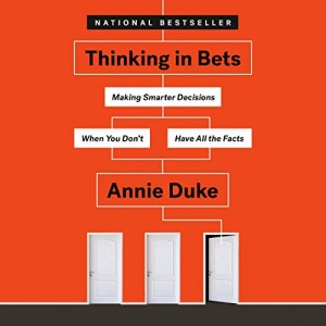 Thinking of decisions under uncertainty as bets leads to better, more rational, decisions by challenging our innate biases